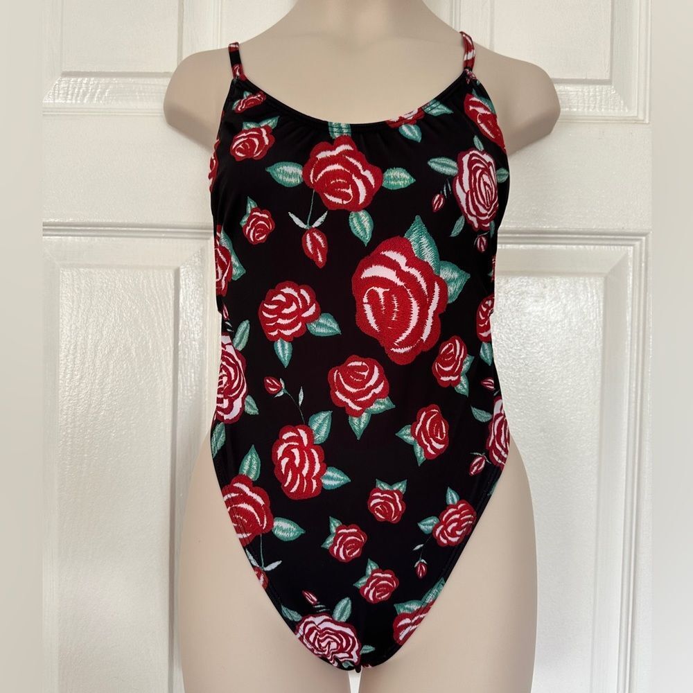 ASOS JADED LONDON Swimsuit One Piece Rose Size S • NEW WITH TAG
